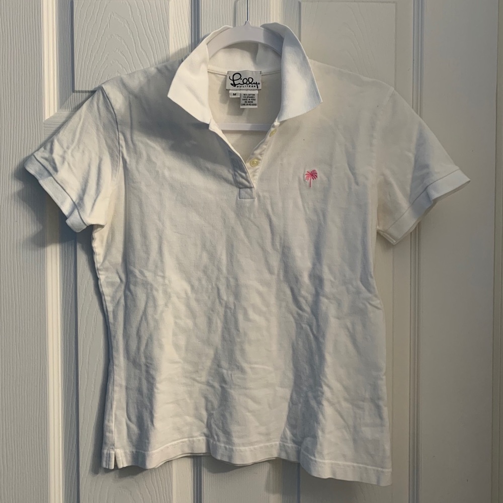 Lilly Pulitzer White Polo
